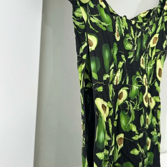 Wilfred Avocado Summer Dress with Puff Sleeves - Picture 5 of 5